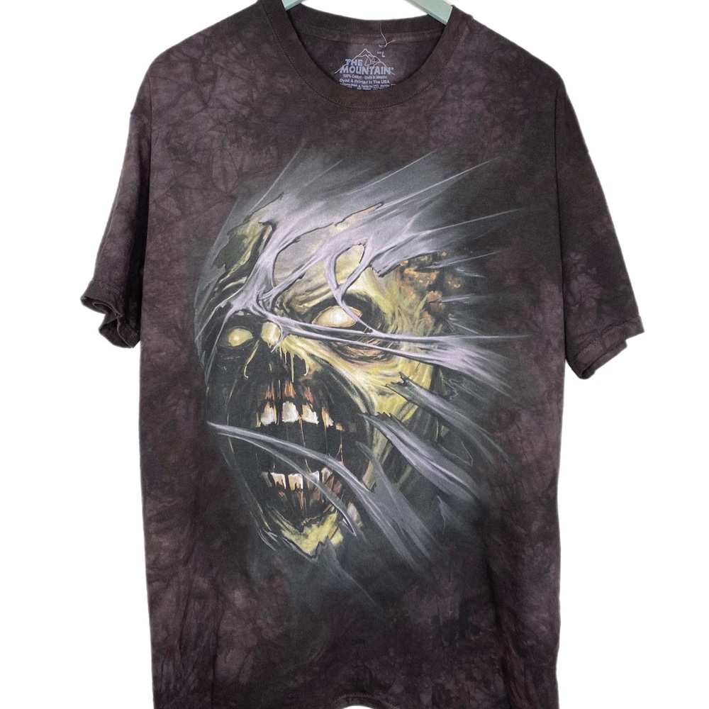 XXL The Mountain Screaming Zombie shirt AOP rare